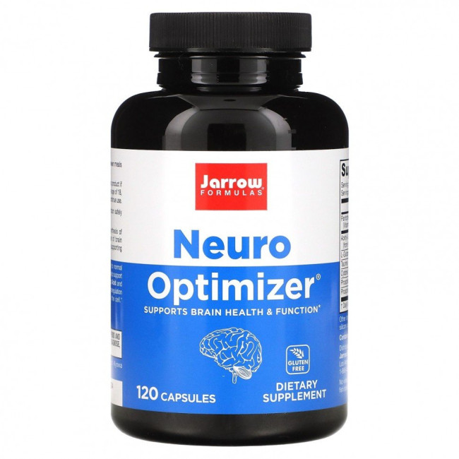 Jarrow Formulas, Neuro Optimizer, добавка для нормализации работы мозга, 120 капсул