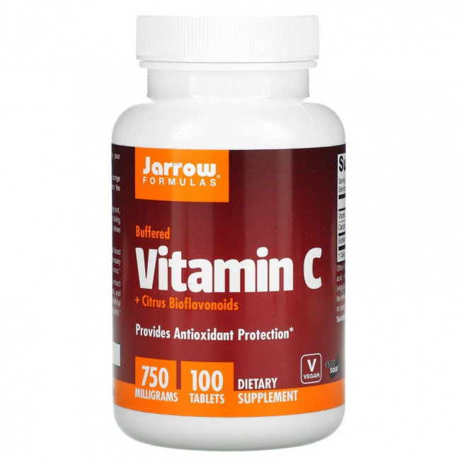 Jarrow Formulas, витамин C, 750 мг, 100 таблеток